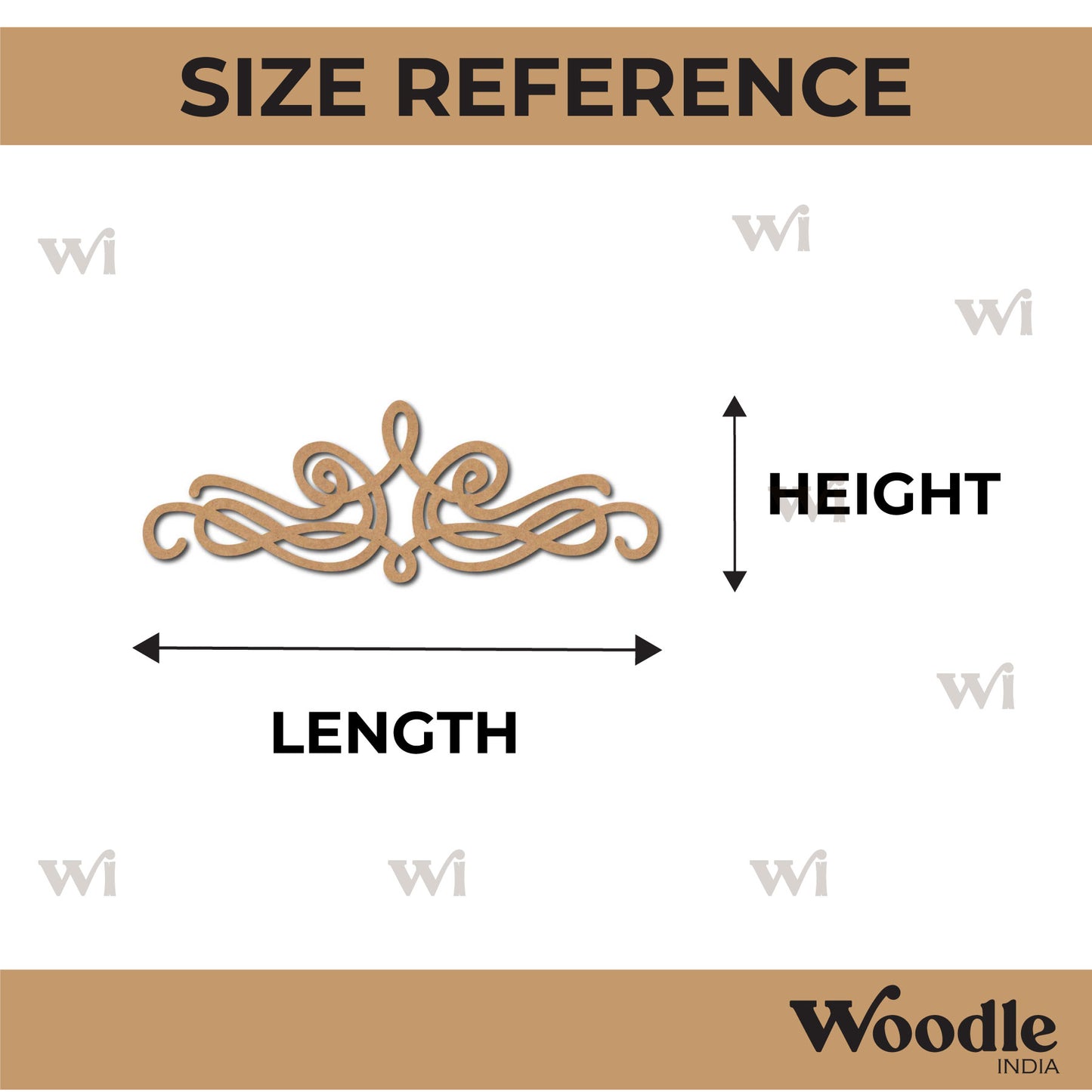 Flourish Cutout MDF Design 17