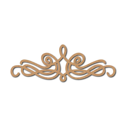 Flourish Cutout MDF Design 17