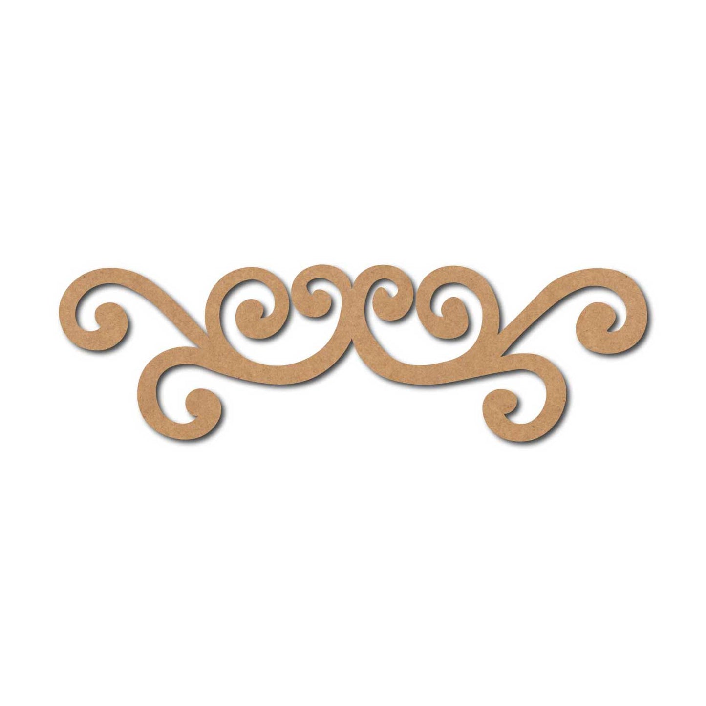 Flourish Cutout MDF Design 1