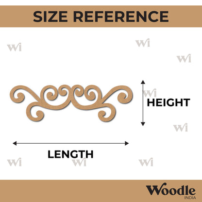 Flourish Cutout MDF Design 1