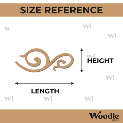 Flourish Cutout MDF Design 2