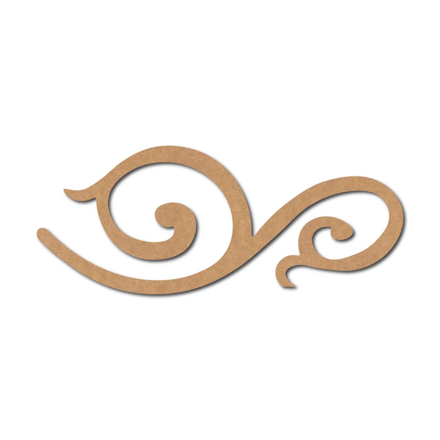 Flourish Cutout MDF Design 2