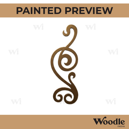 Flourish Cutout MDF Design 3