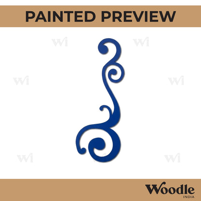 Flourish Cutout MDF Design 4