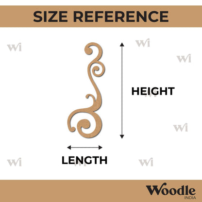Flourish Cutout MDF Design 4