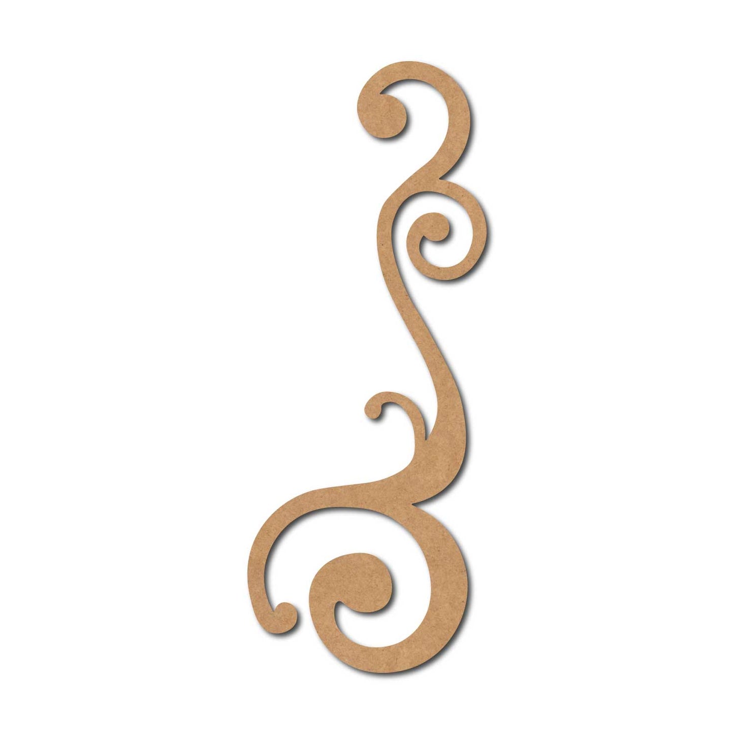 Flourish Cutout MDF Design 4