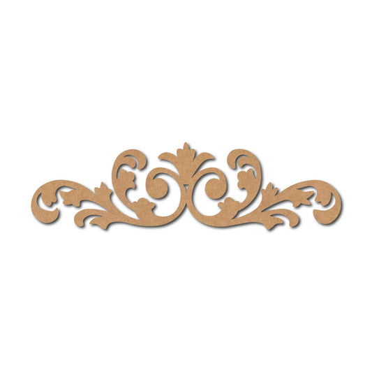 Flourish Cutout MDF Design 5