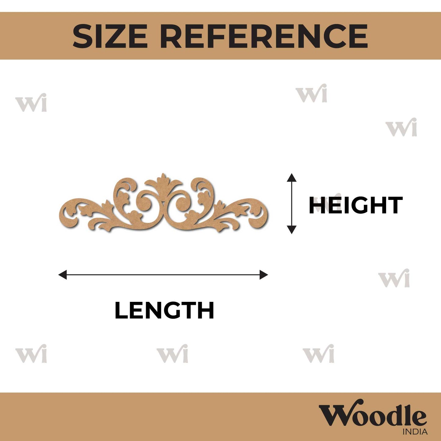 Flourish Cutout MDF Design 5