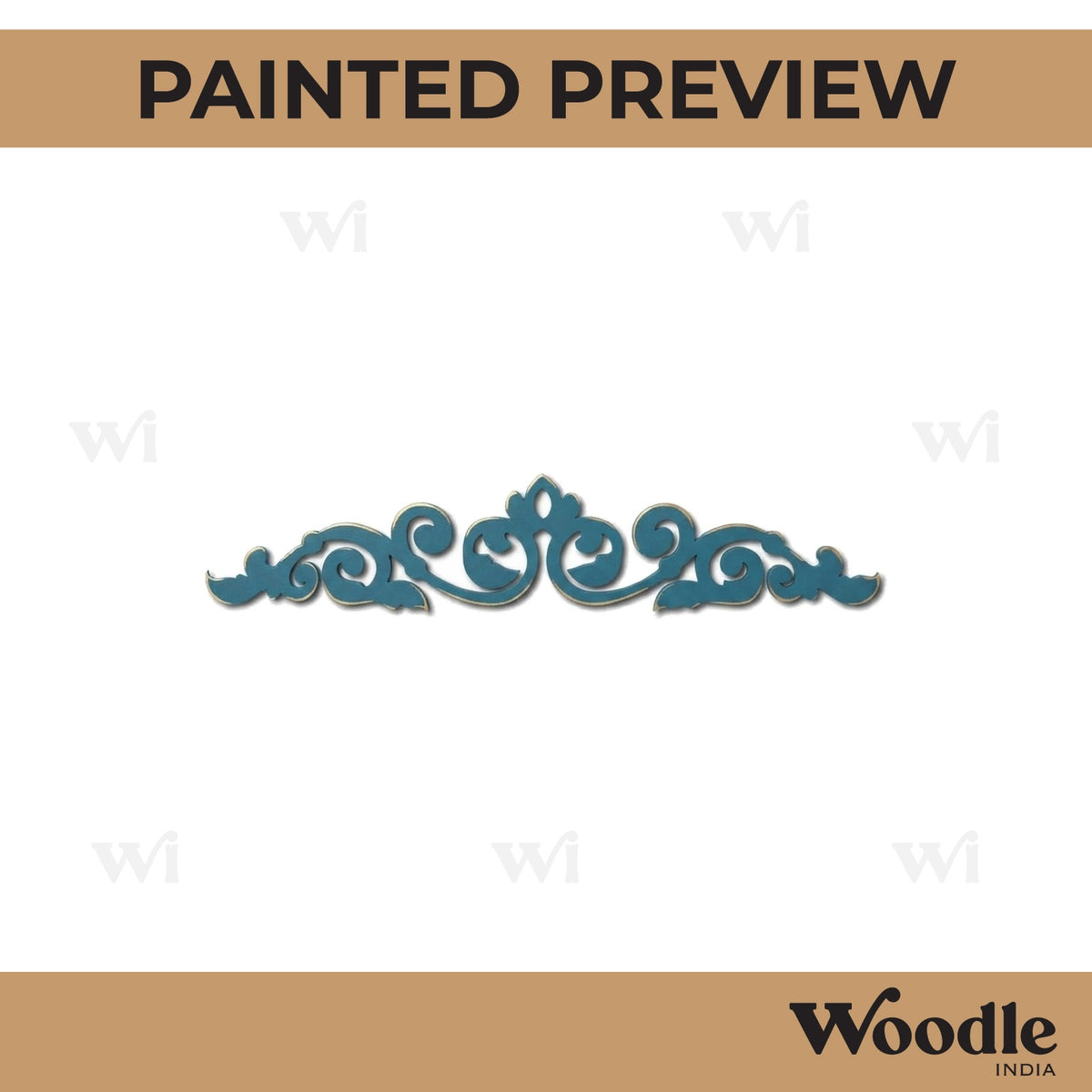 Flourish Cutout MDF Design 6