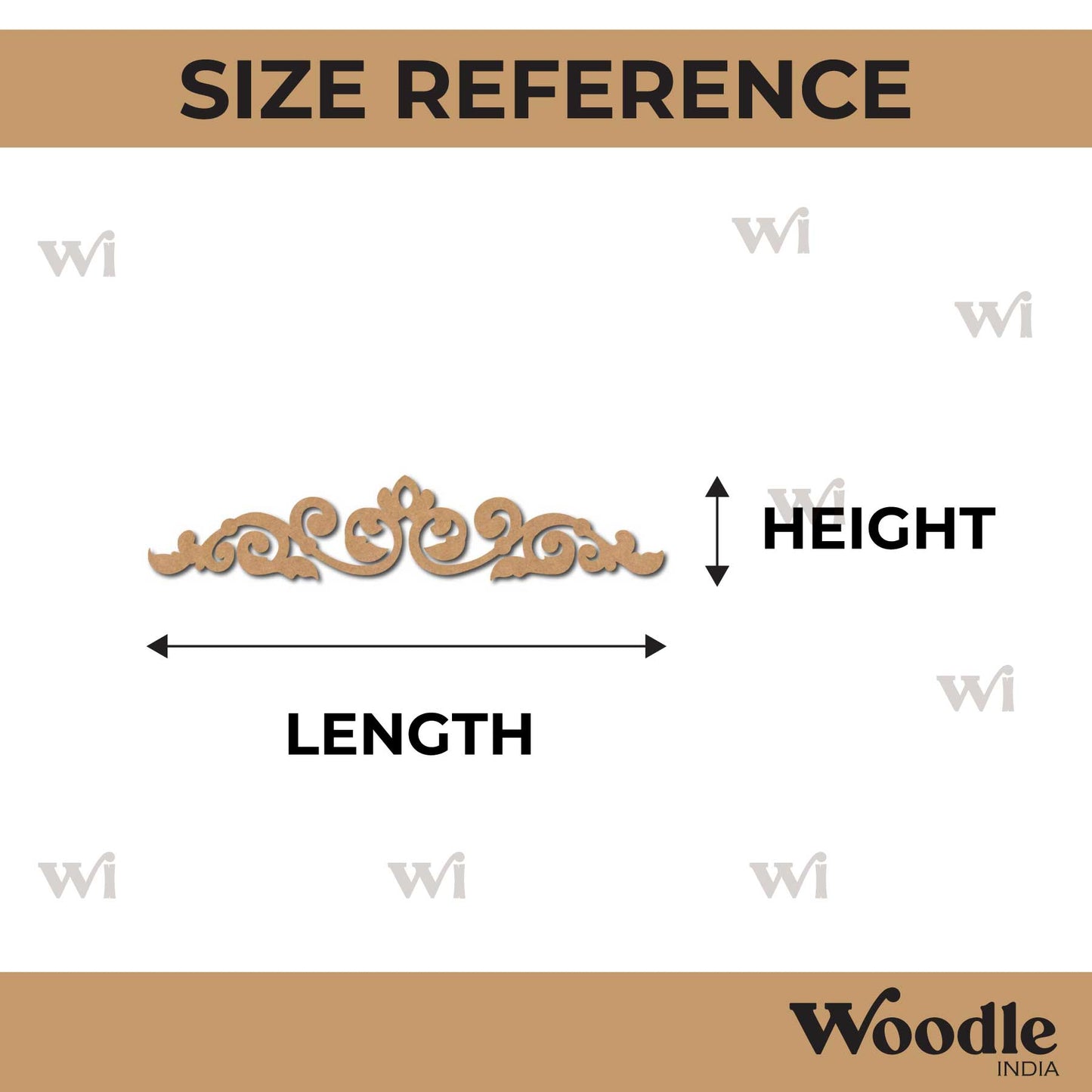 Flourish Cutout MDF Design 6