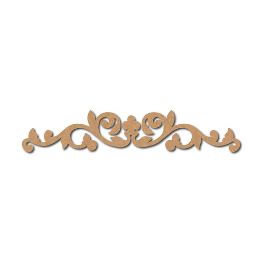 Flourish Cutout MDF Design 7