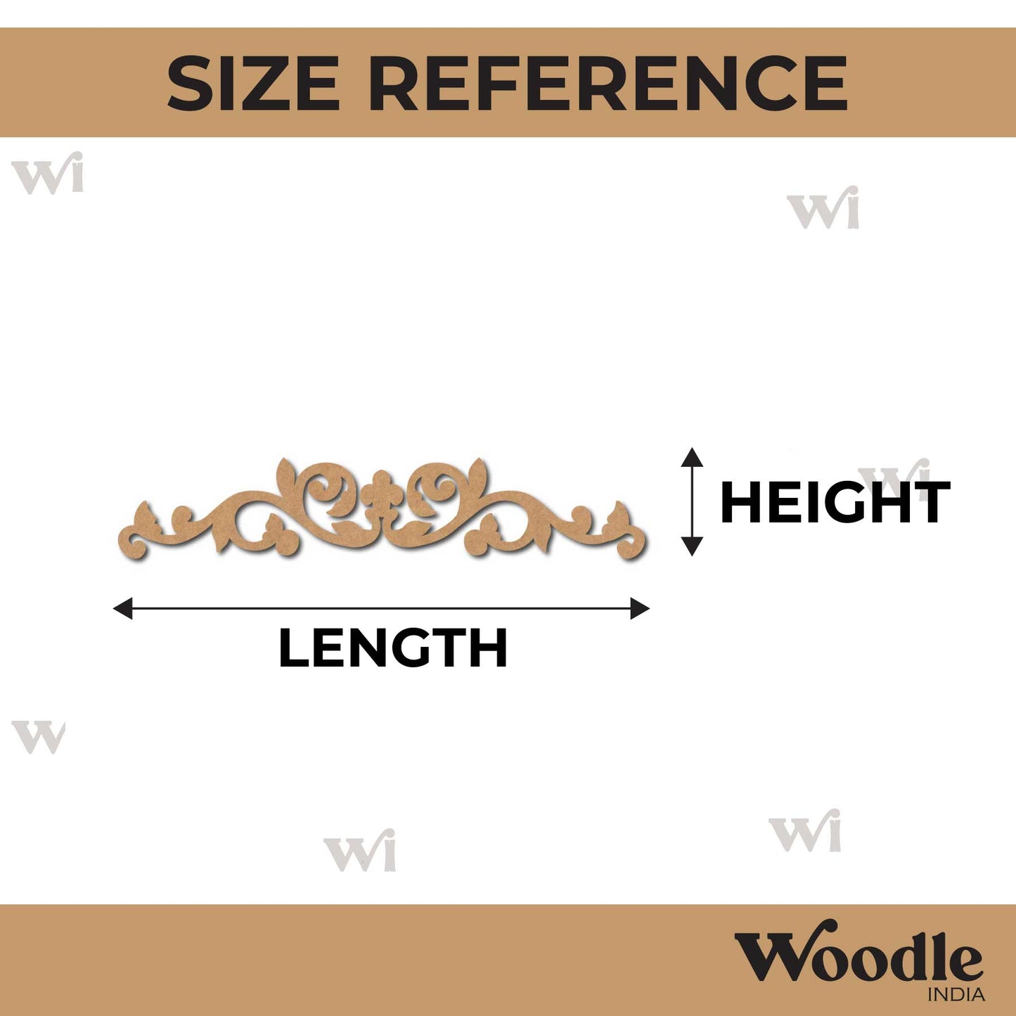 Flourish Cutout MDF Design 7
