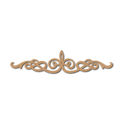 Flourish Cutout MDF Design 9