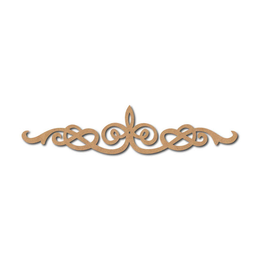 Flourish Cutout MDF Design 9