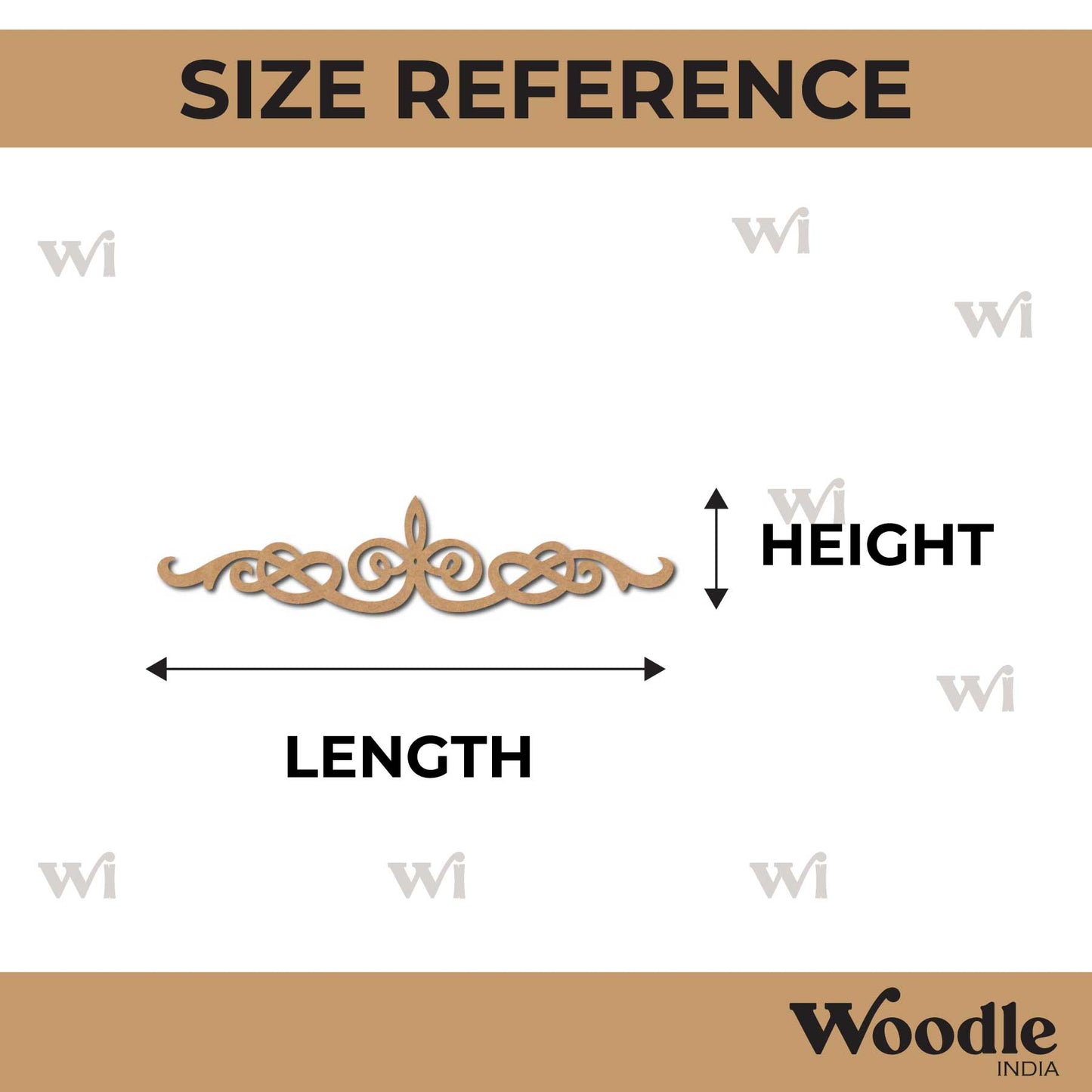 Flourish Cutout MDF Design 9