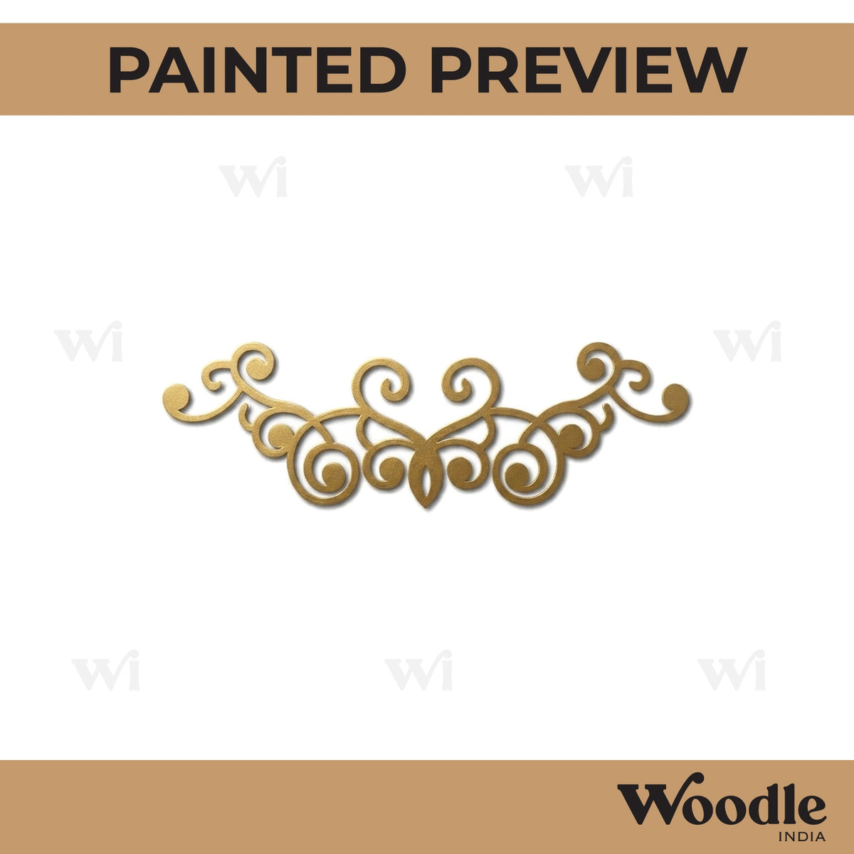 Flourish Cutout MDF Design 12