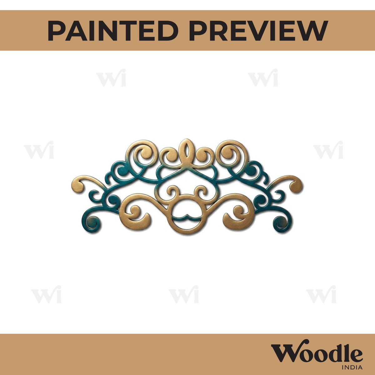 Flourish Cutout MDF Design 13