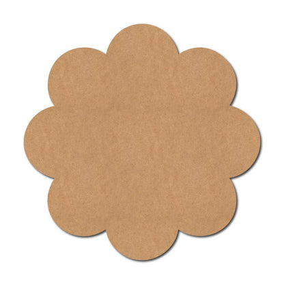 Flower Base Cutout MDF Design 10