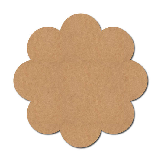 Flower Base Cutout MDF Design 10