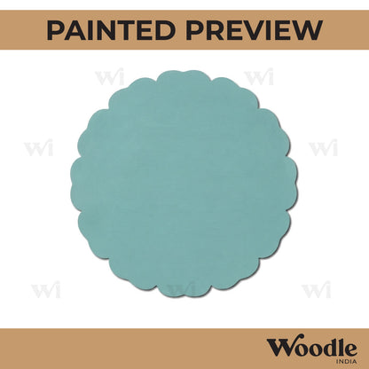 Flower Base Cutout MDF Design 5