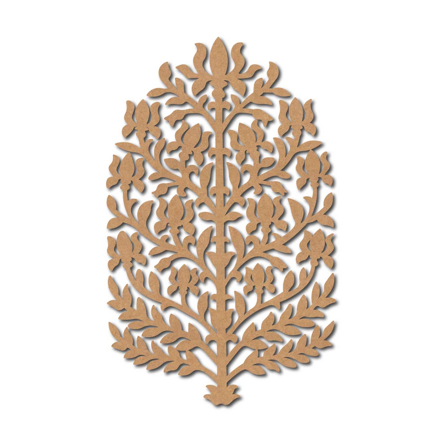 Flower Base Cutout MDF Design 6