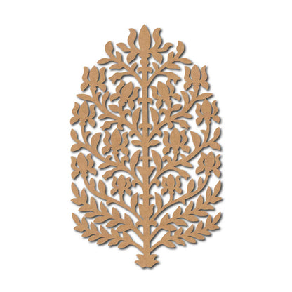Flower Base Cutout MDF Design 6