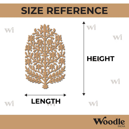 Flower Base Cutout MDF Design 6
