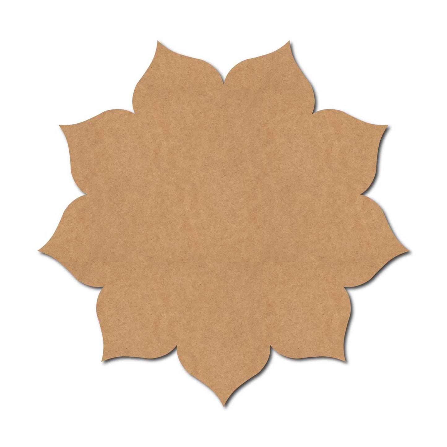 Flower Base Cutout MDF Design 8