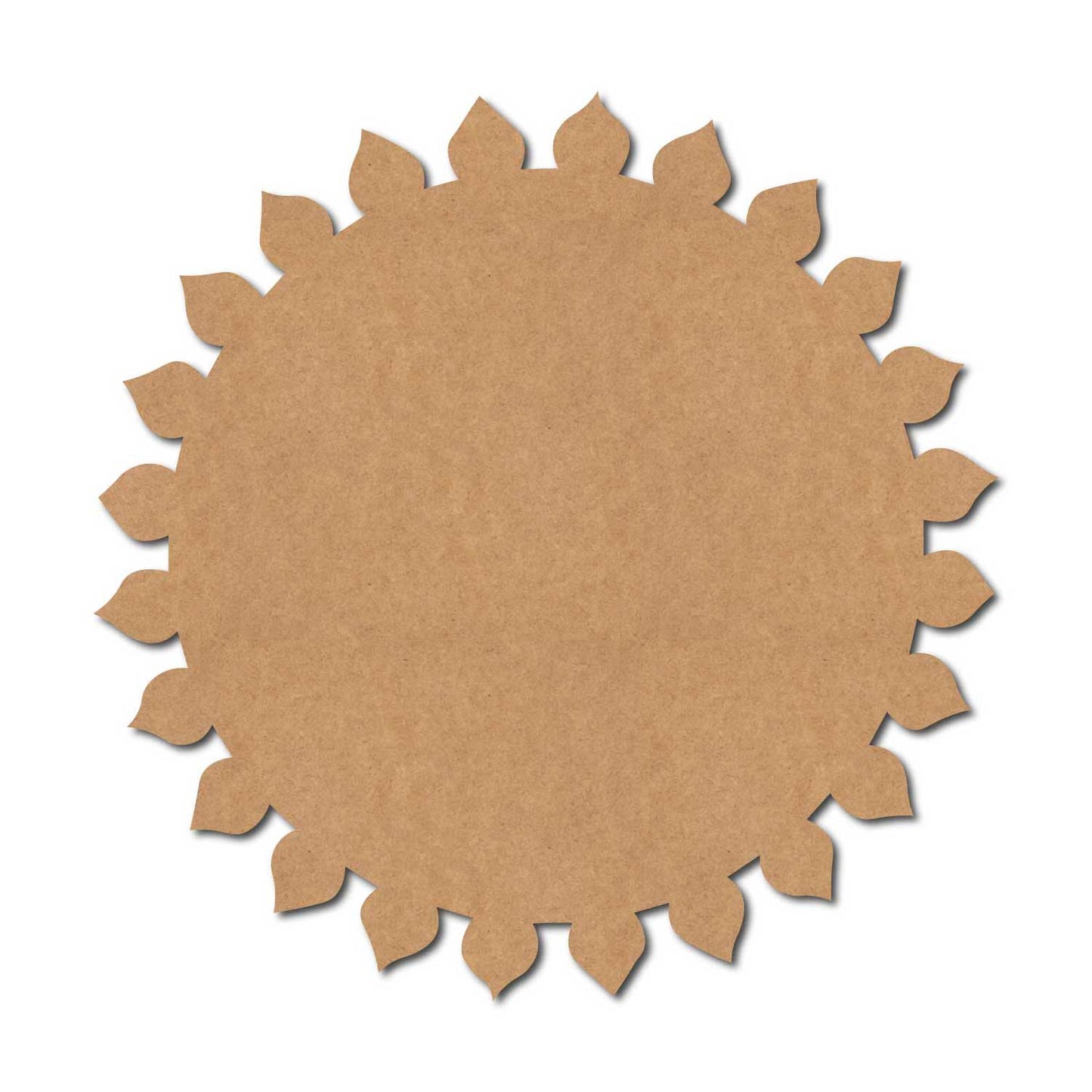 Flower Base Cutout MDF Design 9