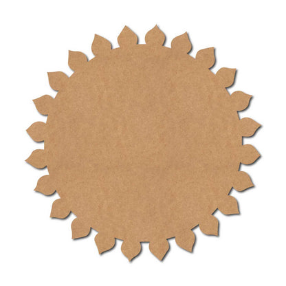 Flower Base Cutout MDF Design 9