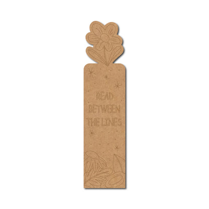Flower Bookmark MDF Design 1