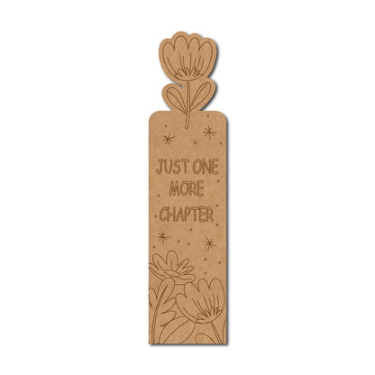 Flower Bookmark MDF Design 2