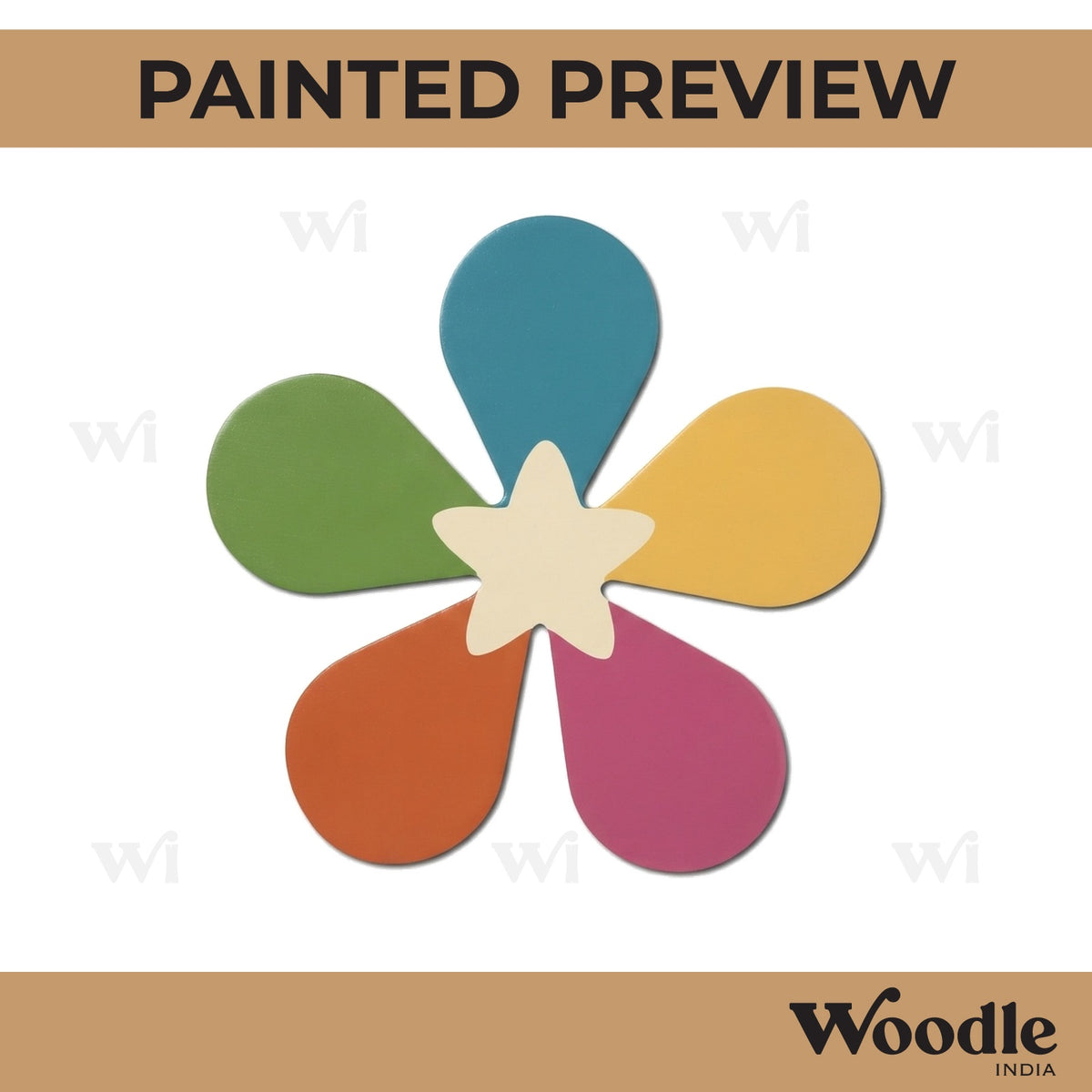 Flower Cutout MDF Design 10