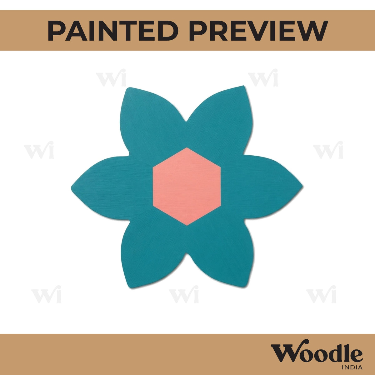 Flower Cutout MDF Design 15