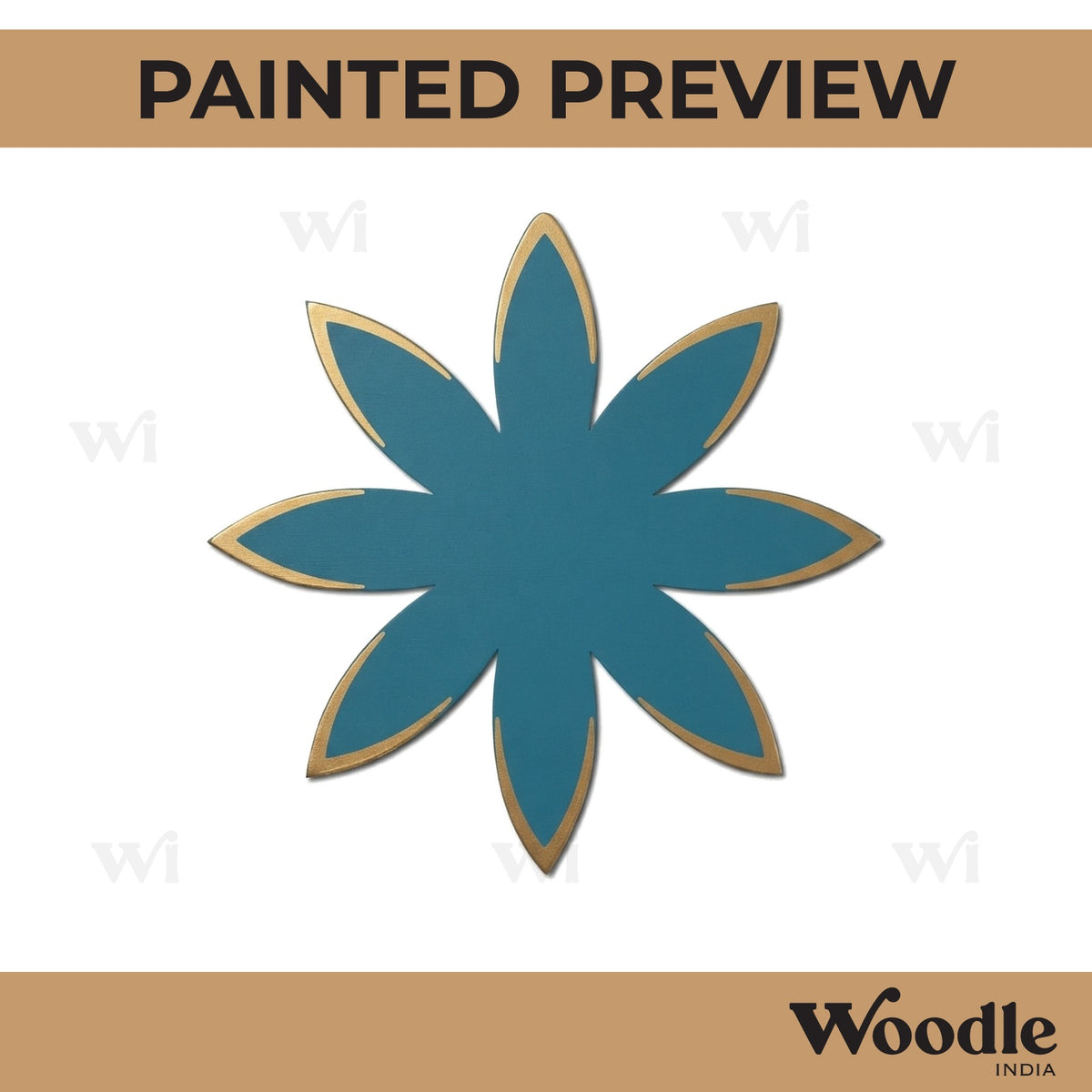 Flower Cutout MDF Design 16