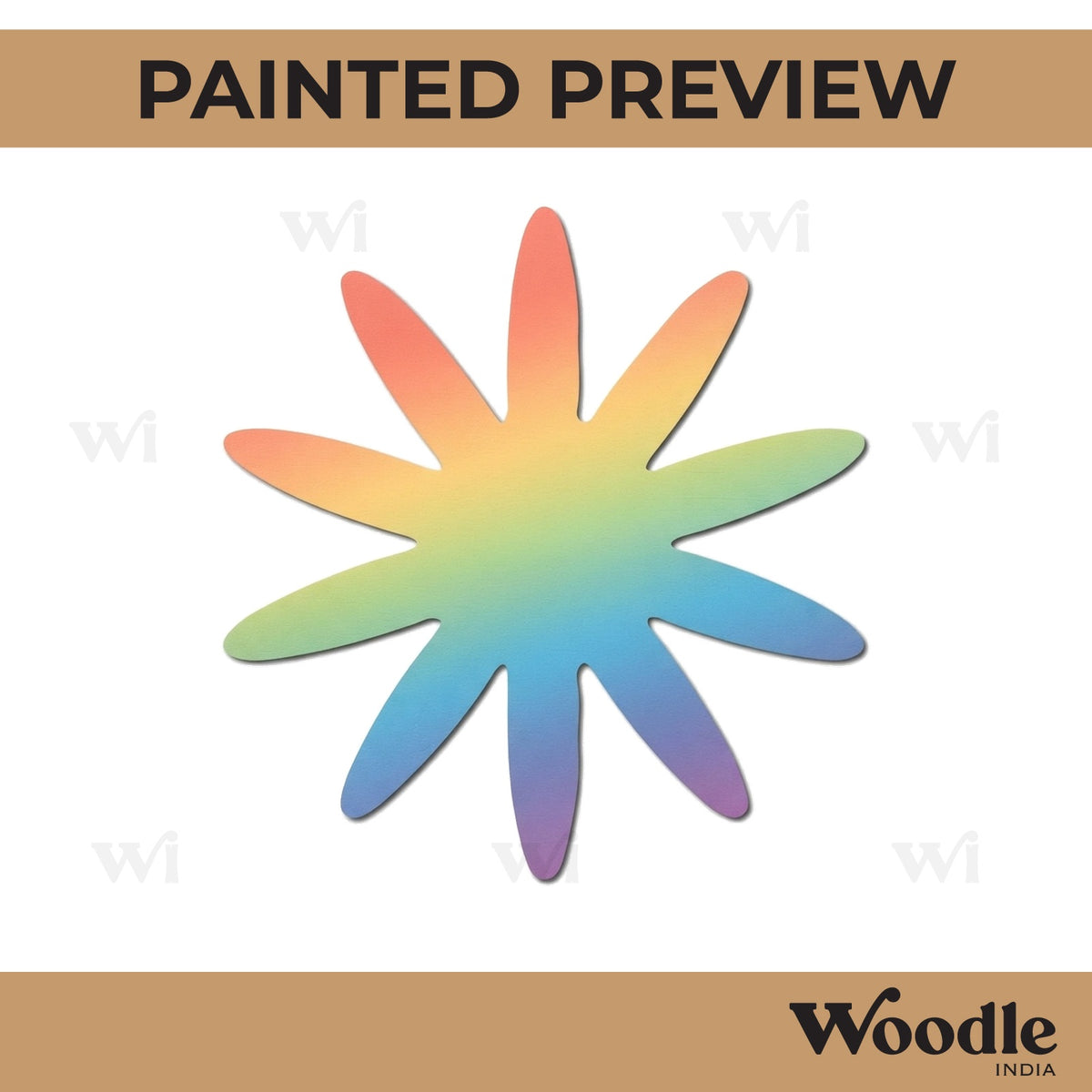 Flower Cutout MDF Design 17