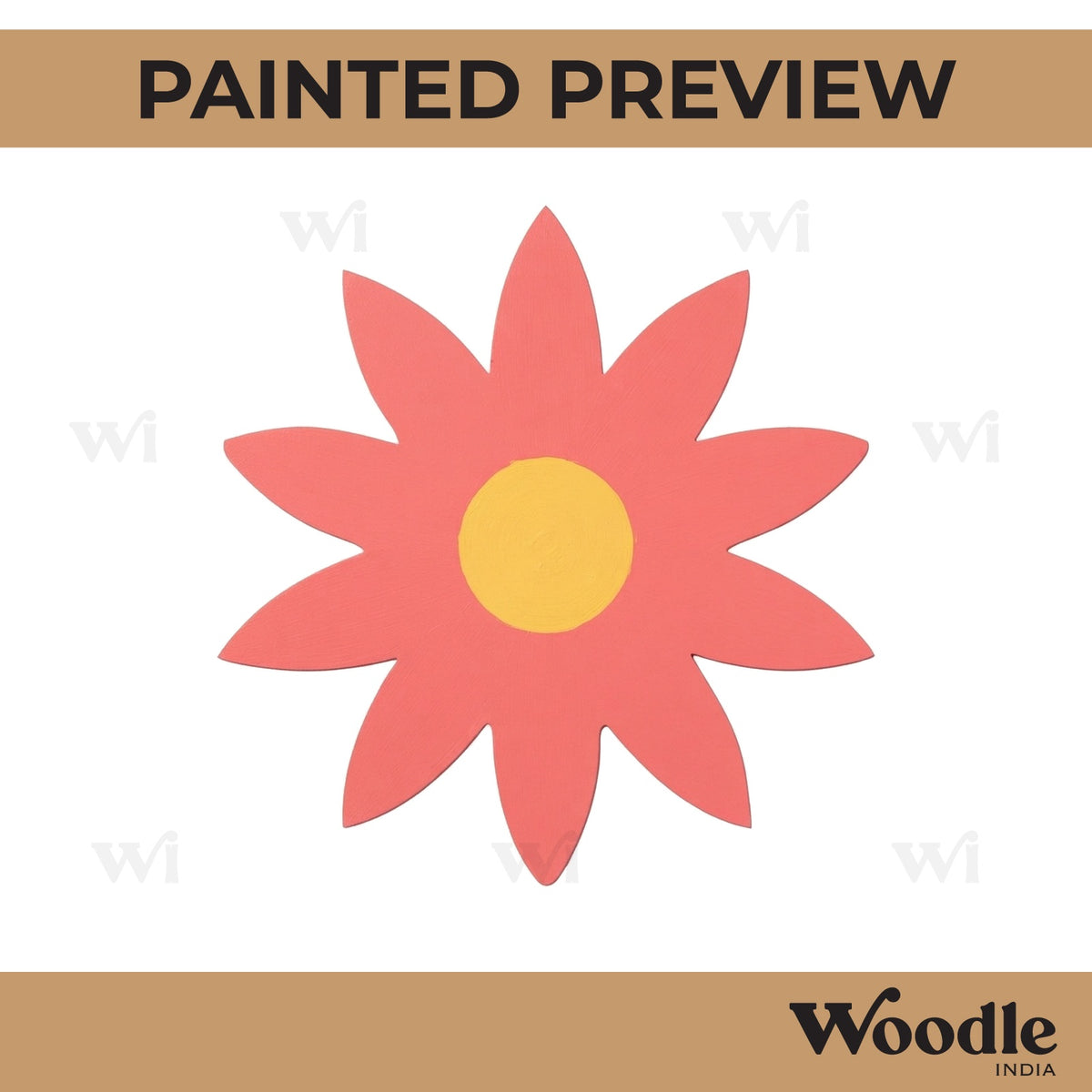 Flower Cutout MDF Design 18