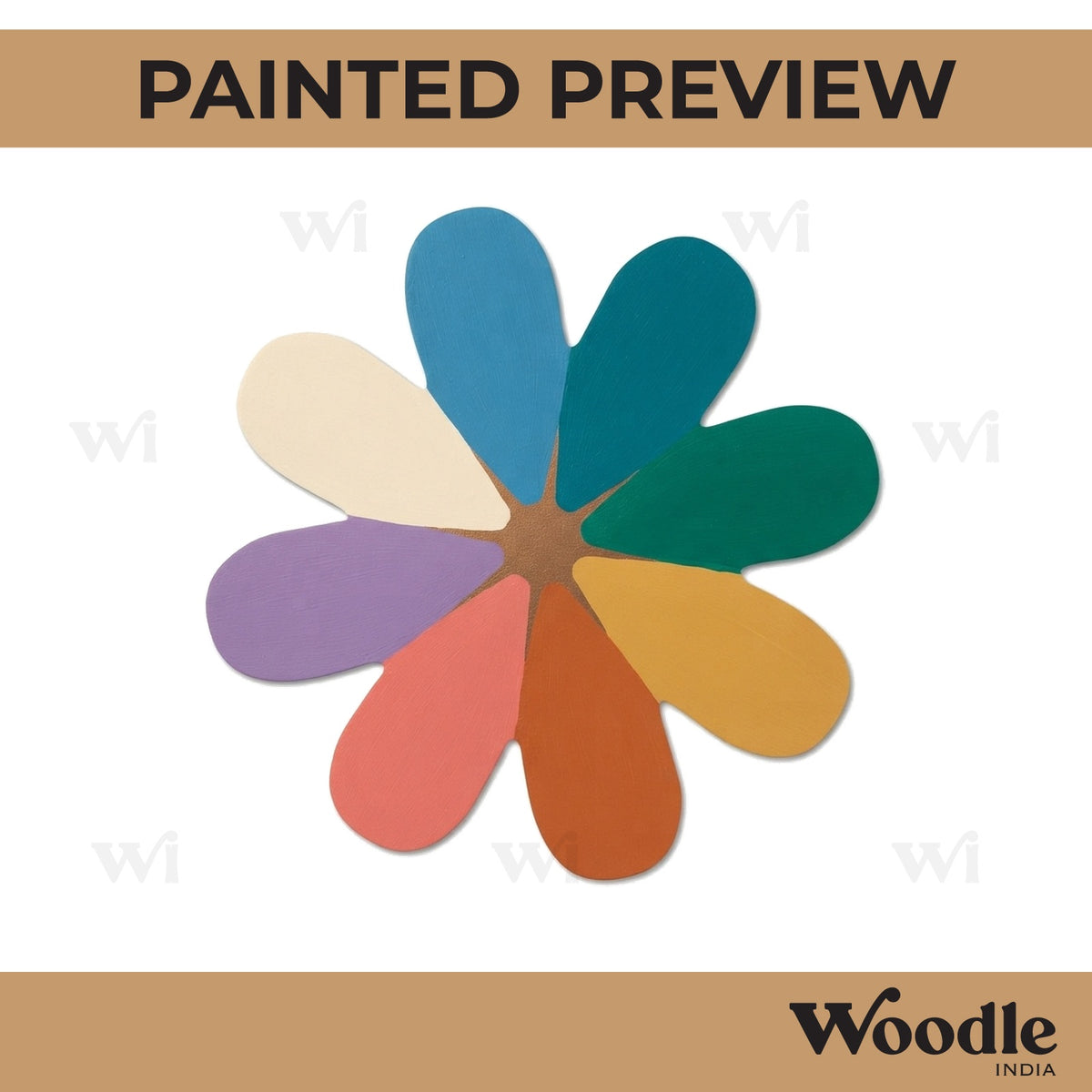Flower Cutout MDF Design 19