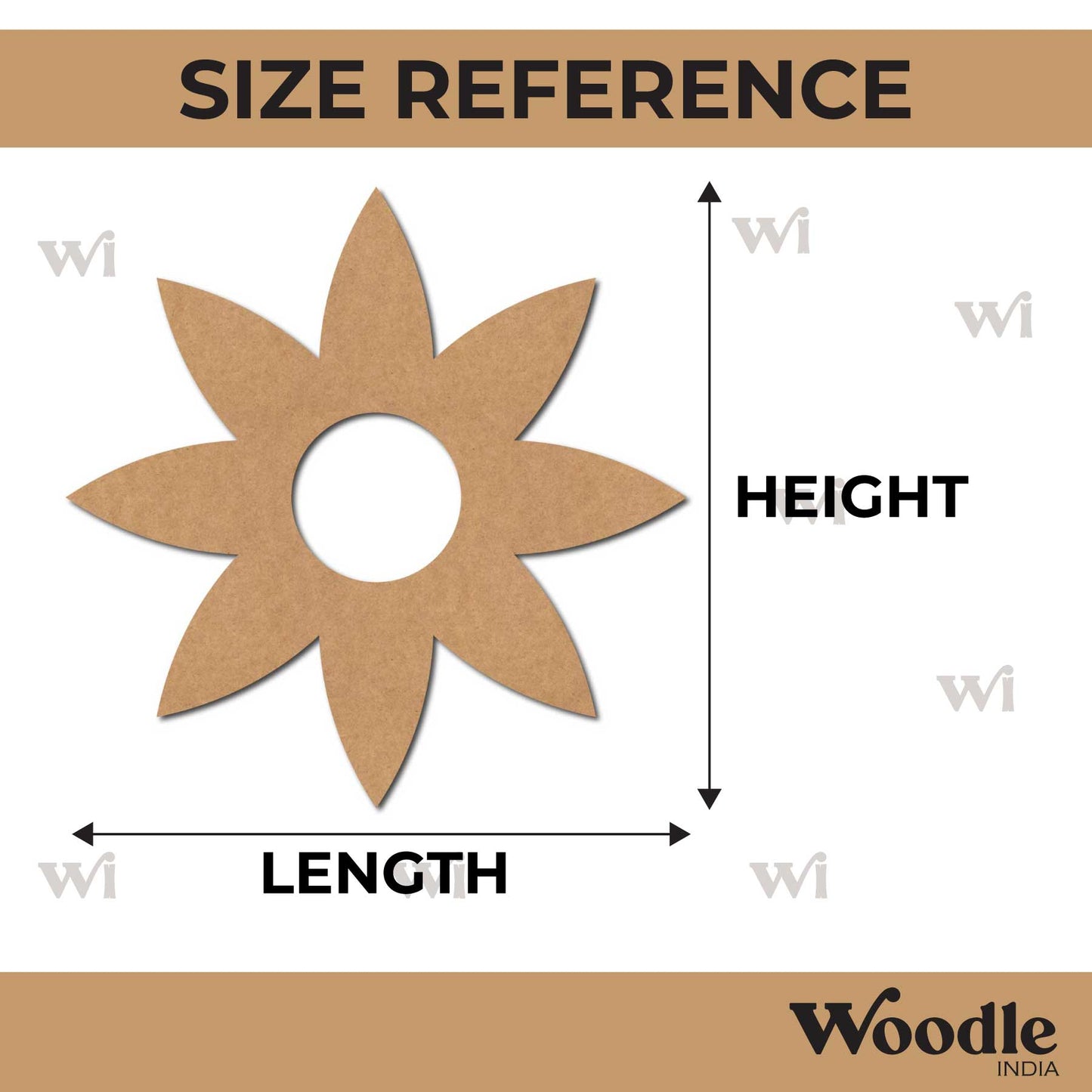 Flower Cutout MDF Design 23