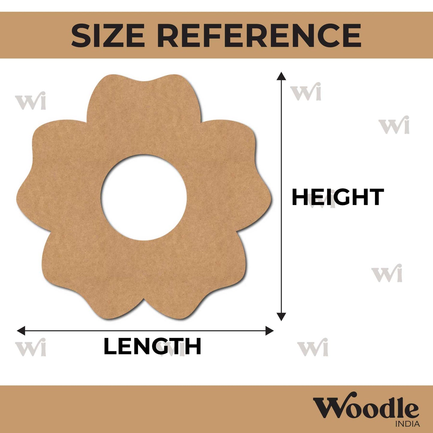 Flower Cutout MDF Design 24