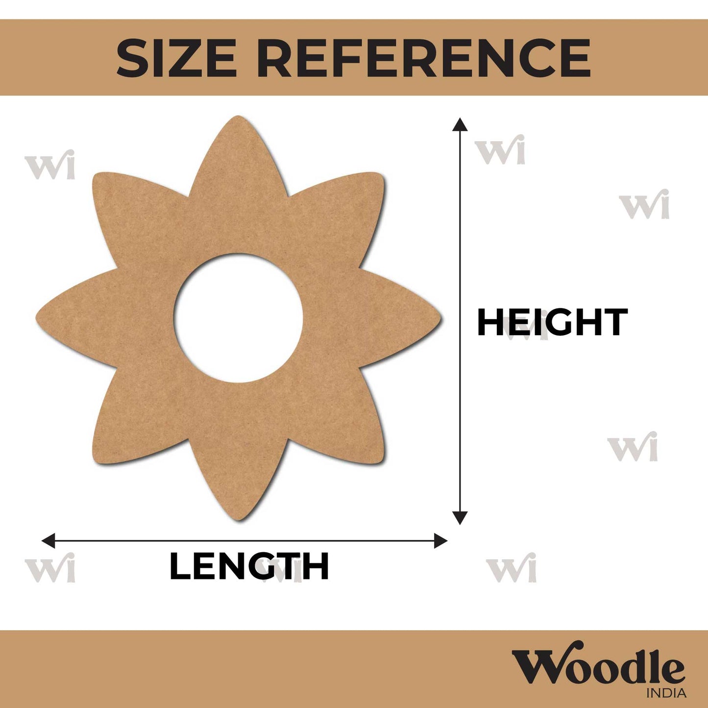 Flower Cutout MDF Design 25