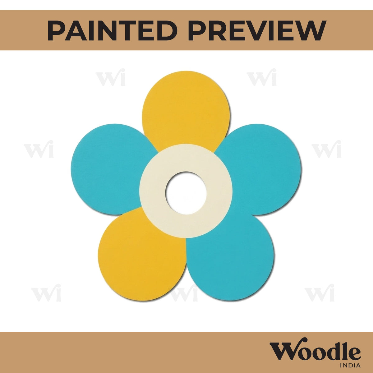 Flower Cutout MDF Design 3