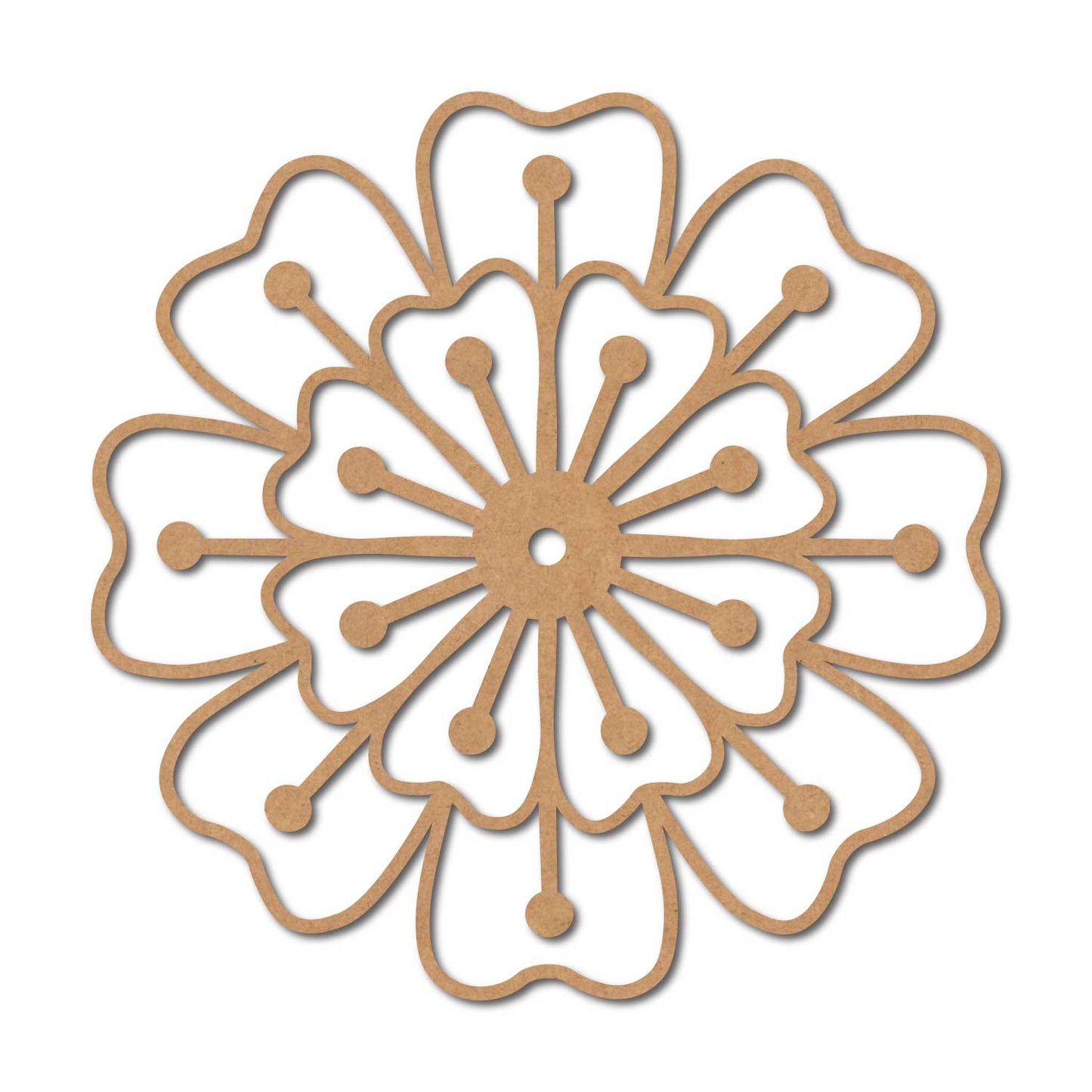 Flower Cutout MDF Design 31