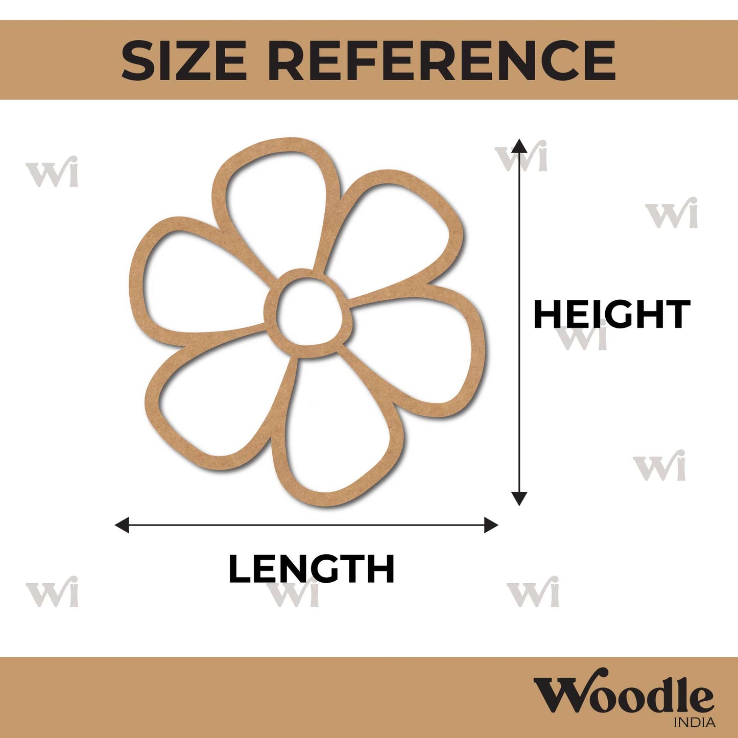 Flower Cutout MDF Design 32
