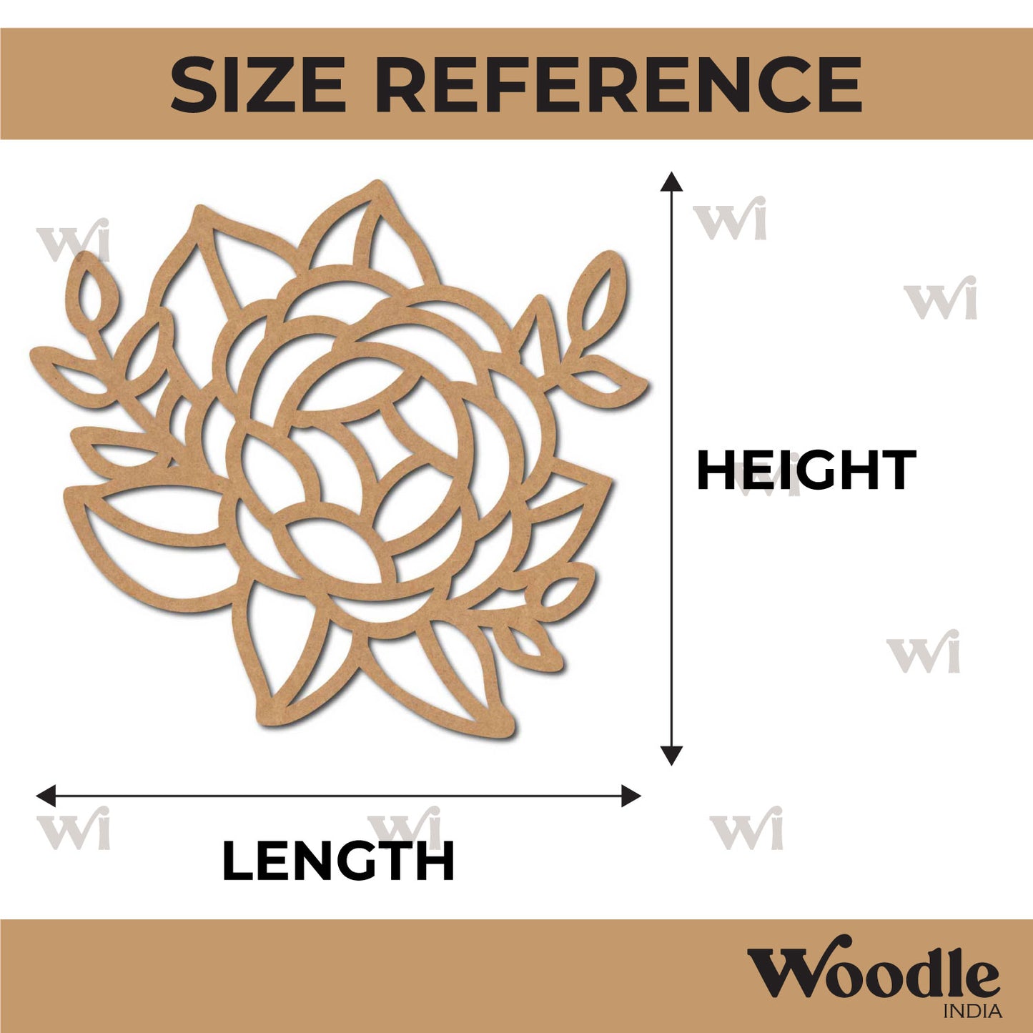 Flower Cutout MDF Design 35