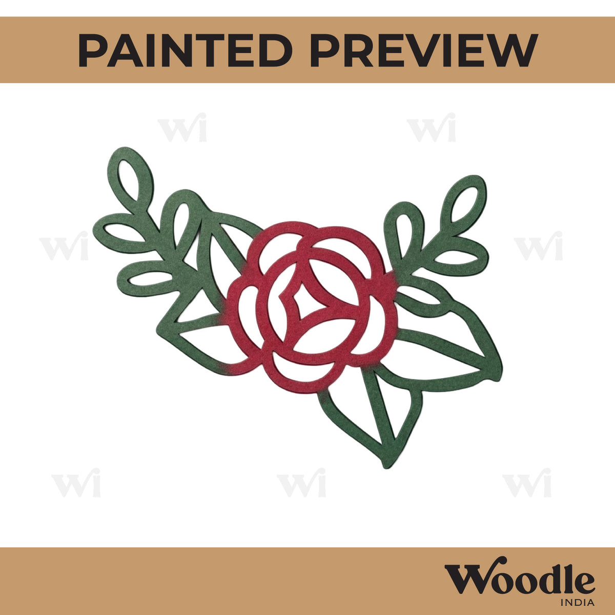 Flower Cutout MDF Design 36