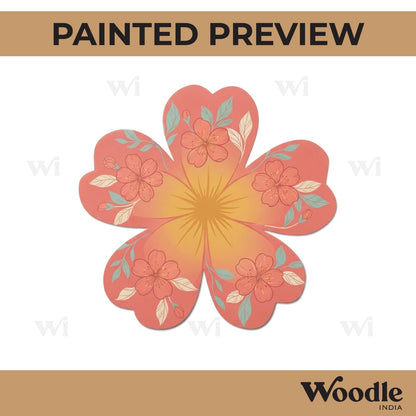 Flower Cutout MDF Design 4