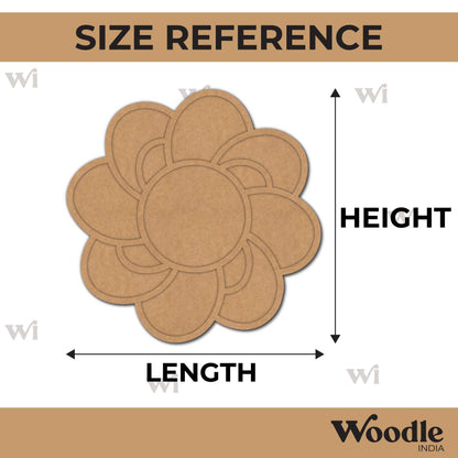 Flower Diya Tealight Holder MDF Design 10