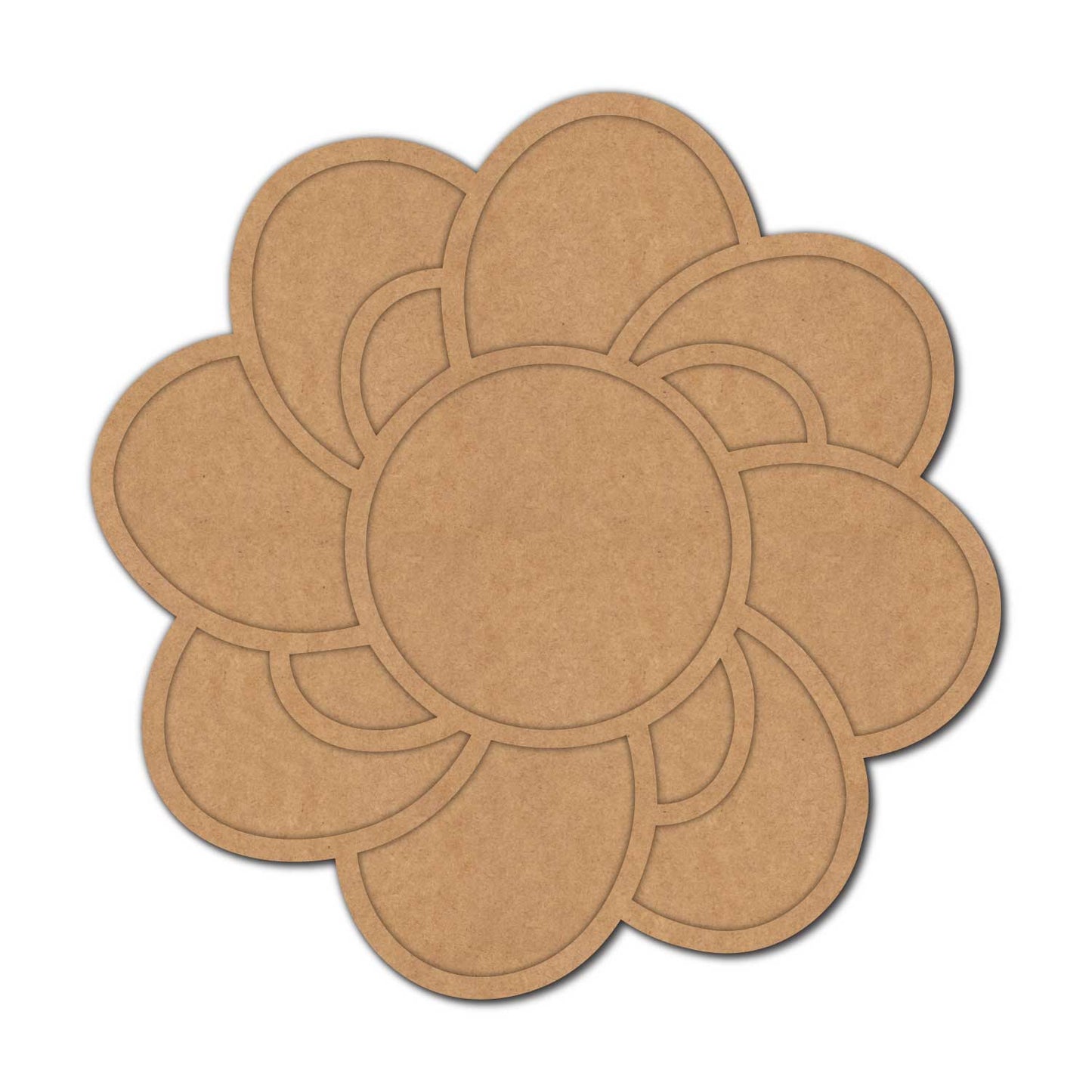 Flower Diya Tealight Holder MDF Design 10