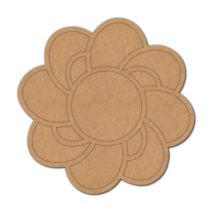 Flower Diya Tealight Holder MDF Design 10